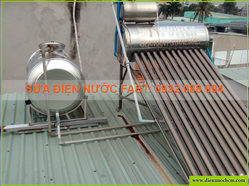 ve sinh may nuoc nong NLMT tra vinh