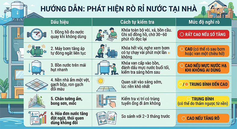 ro ri nuoc tai nha
